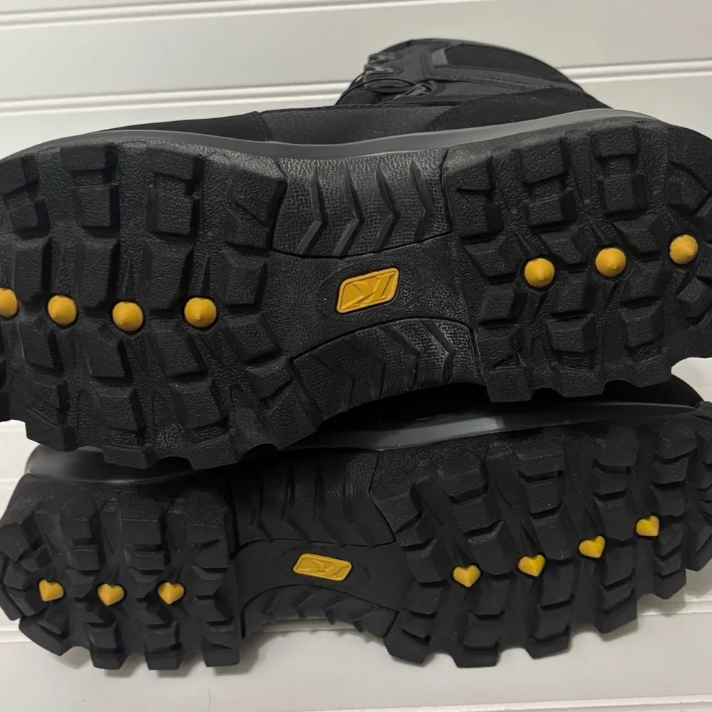 KLIM Adrenaline GTX Snowmobile Goretex Snow Boots BOA Lacing Black Mens Size 8